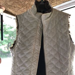 Off white limited fuzzy vest